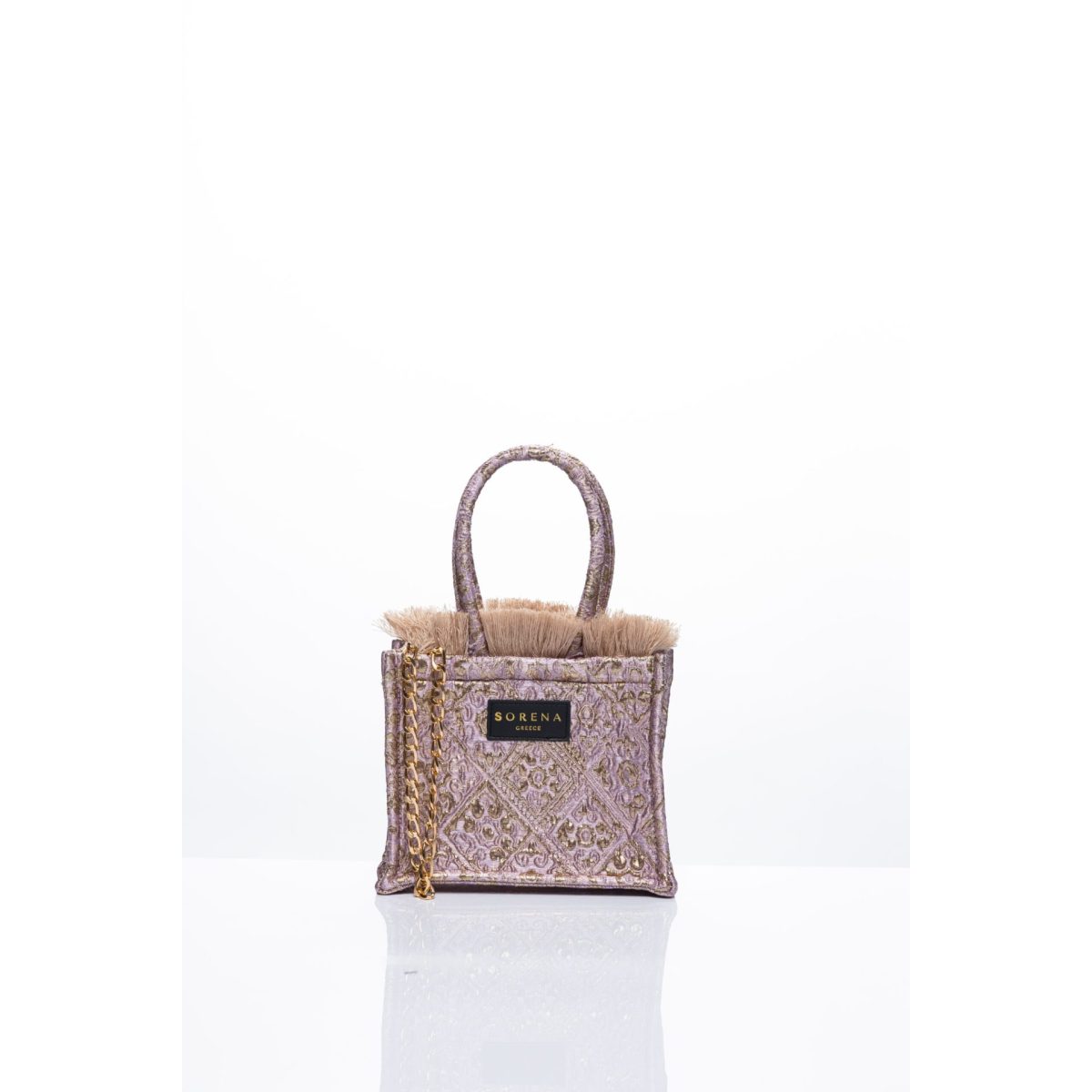 Sorena • Anemi Mini Tote Bag • Dusty Pink Gold - Image 4
