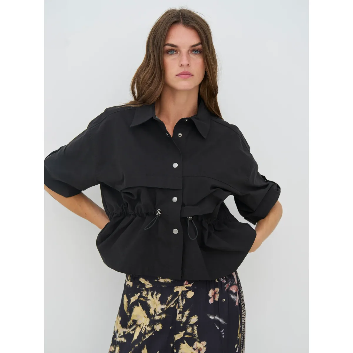 NÜ Denmark • Cassidy Relaxed Shirt/Jacket • Black - Image 2