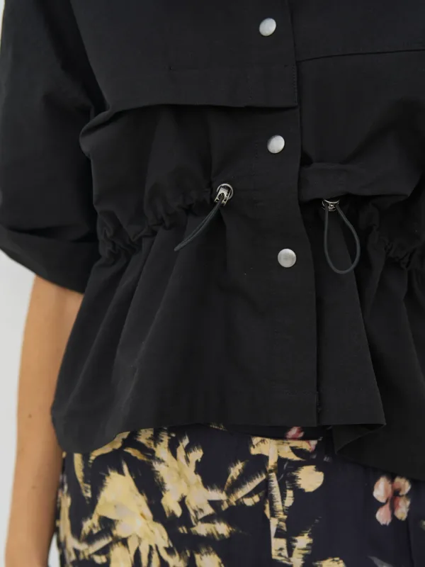 NÜ Denmark • Cassidy Relaxed Shirt/Jacket • Black - Image 4