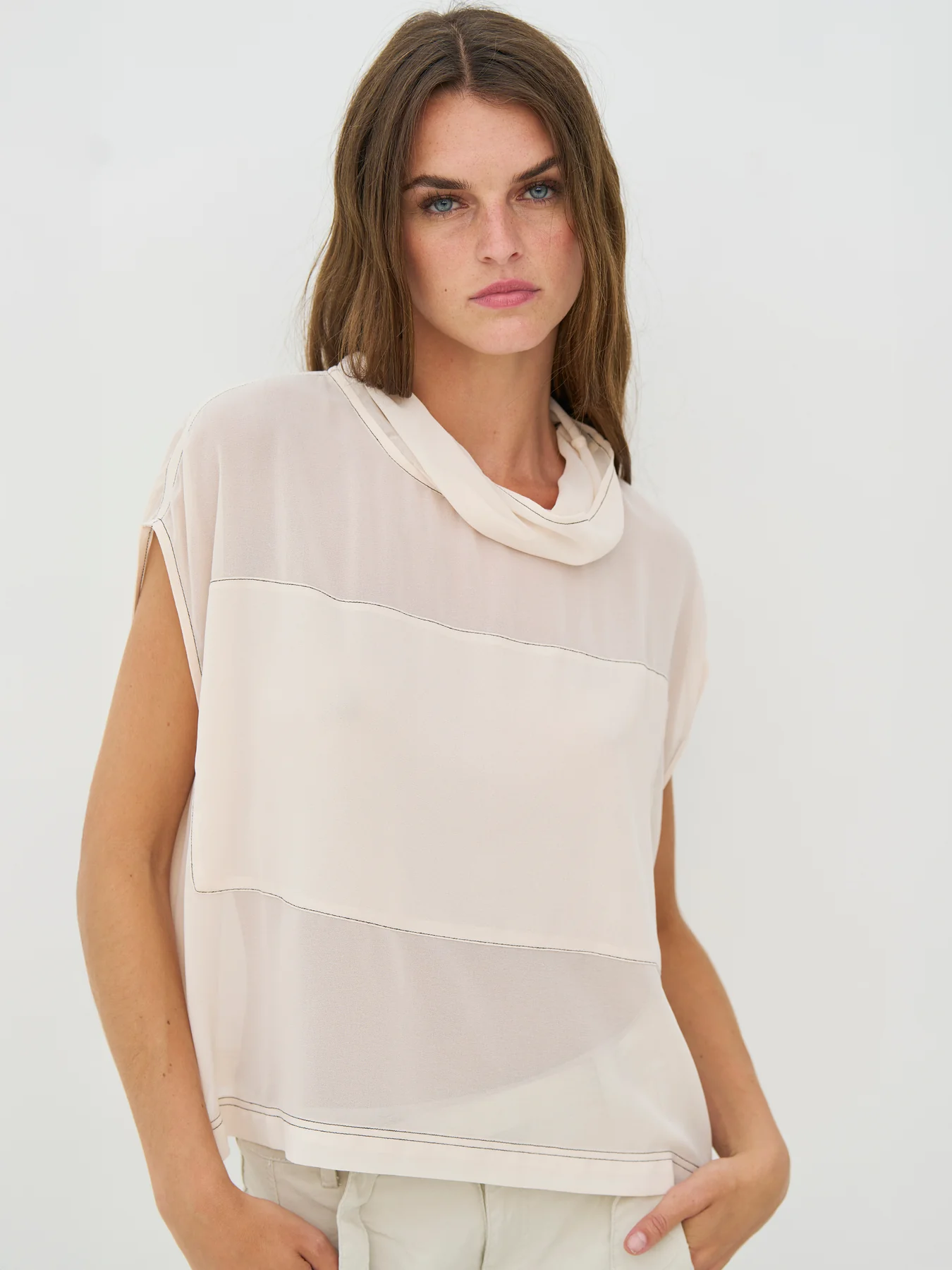 NÜ Denmark • Celsa top • Bone ivory