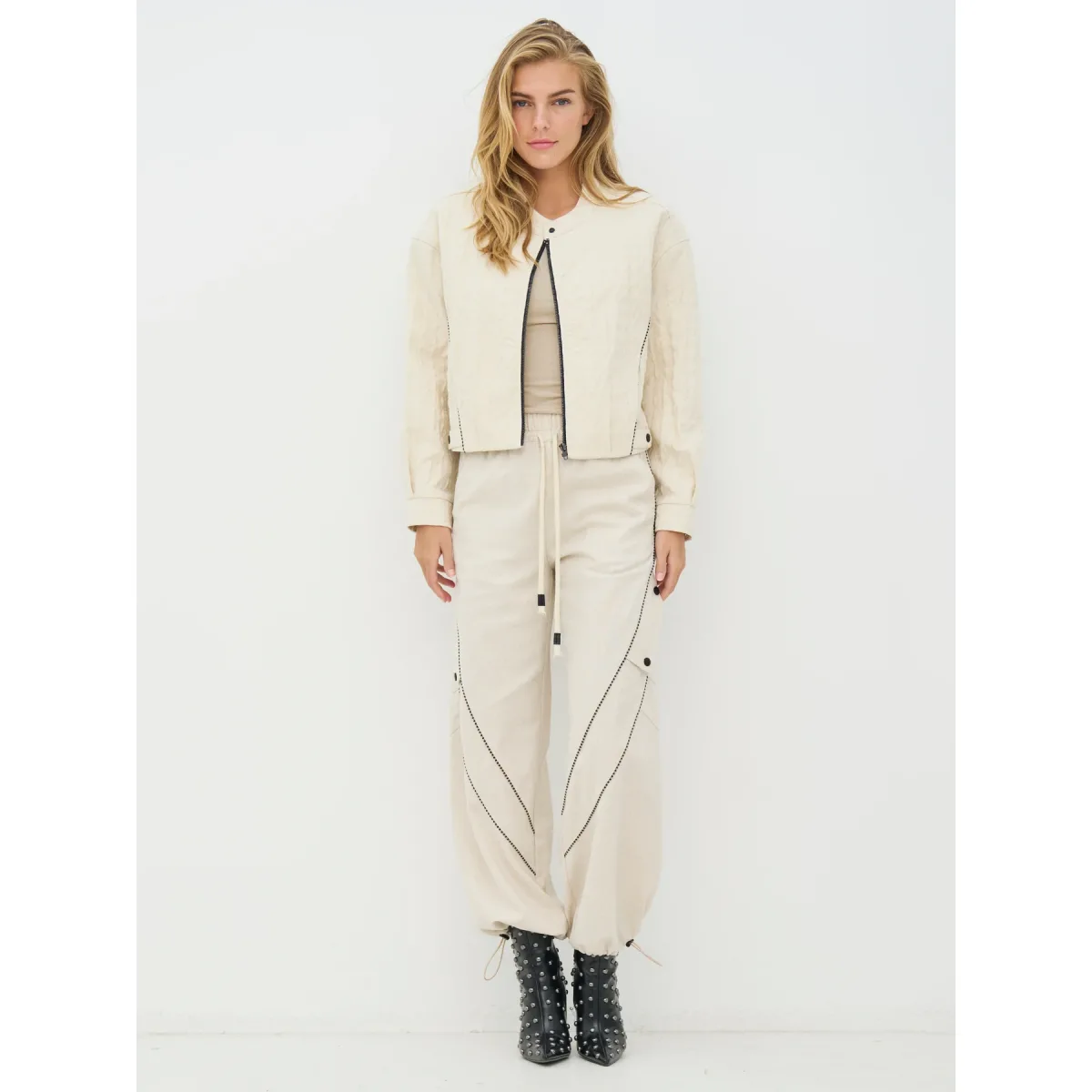 NÜ Denmark • Cerise Trousers Linen • Bone Ivory - Image 3