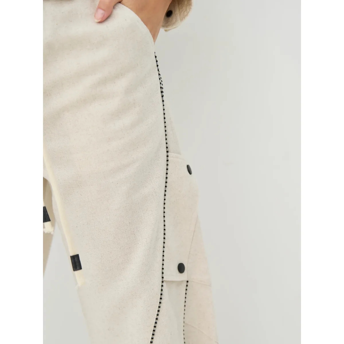 NÜ Denmark • Cerise Trousers Linen • Bone Ivory - Image 7