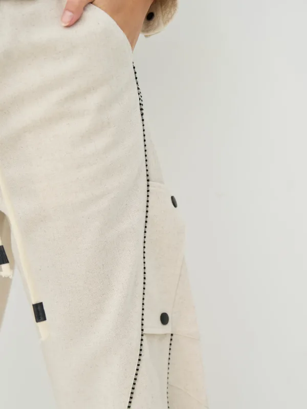 NÜ Denmark • Cerise Trousers Linen • Bone Ivory - Image 7