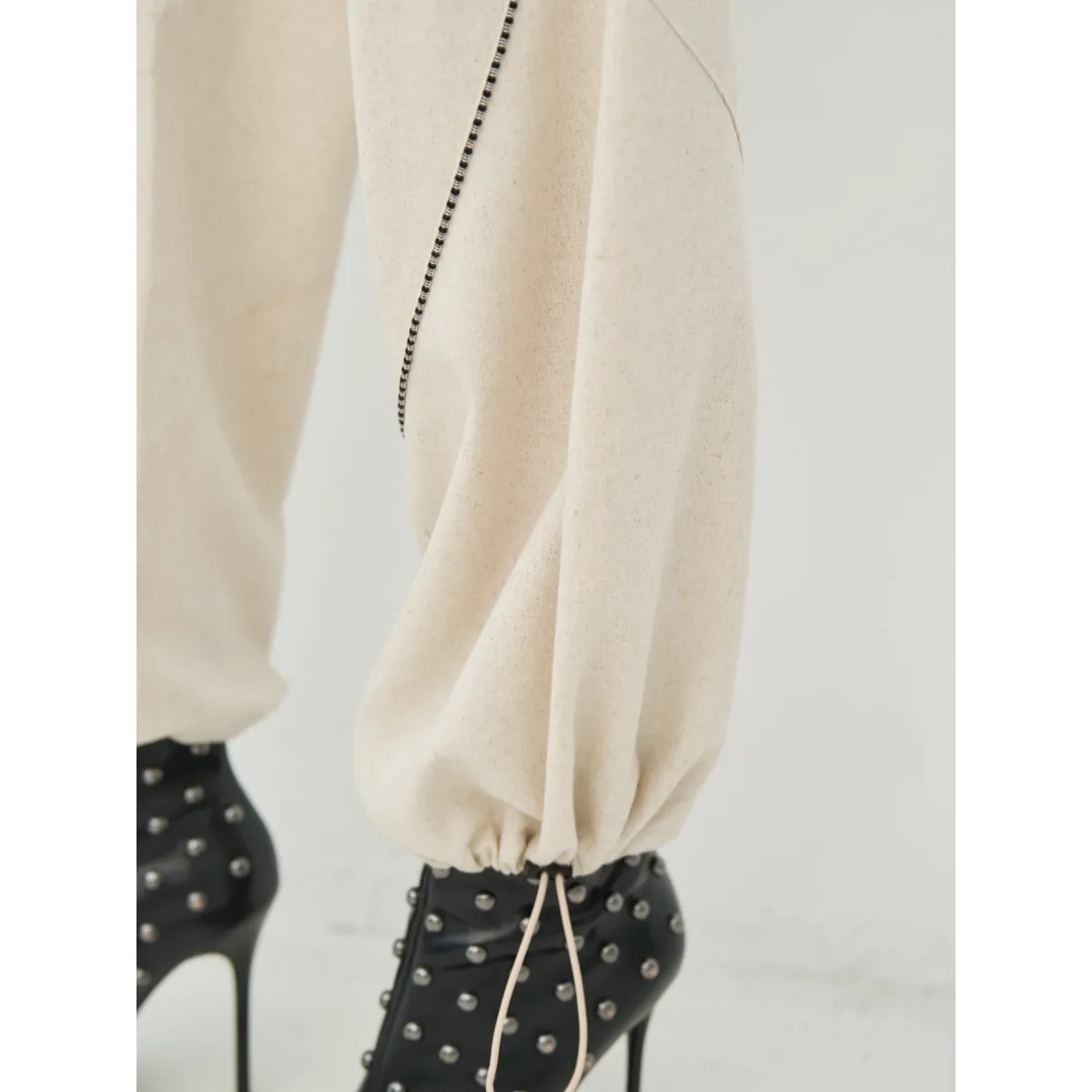 NÜ Denmark • Cerise Trousers Linen • Bone Ivory - Image 8