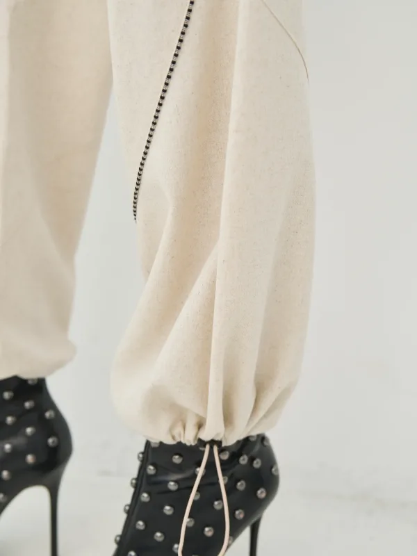 NÜ Denmark • Cerise Trousers Linen • Bone Ivory - Image 8