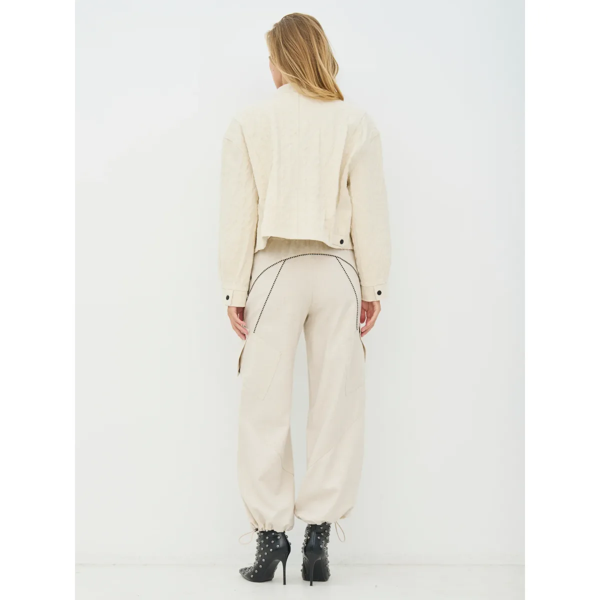 NÜ Denmark • Cerise Trousers Linen • Bone Ivory - Image 9