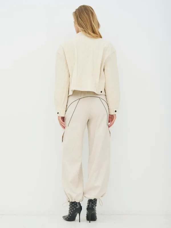 NÜ Denmark • Cerise Trousers Linen • Bone Ivory - Image 9