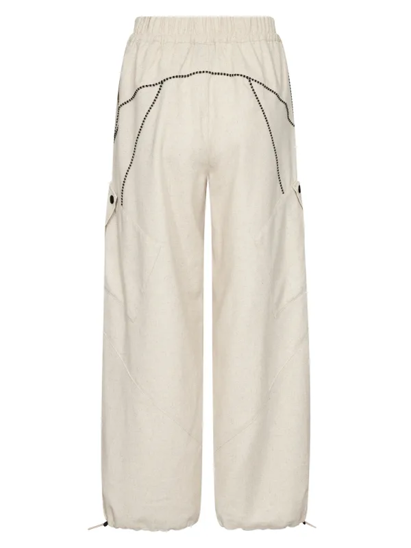 NÜ Denmark • Cerise Trousers Linen • Bone Ivory - Image 10