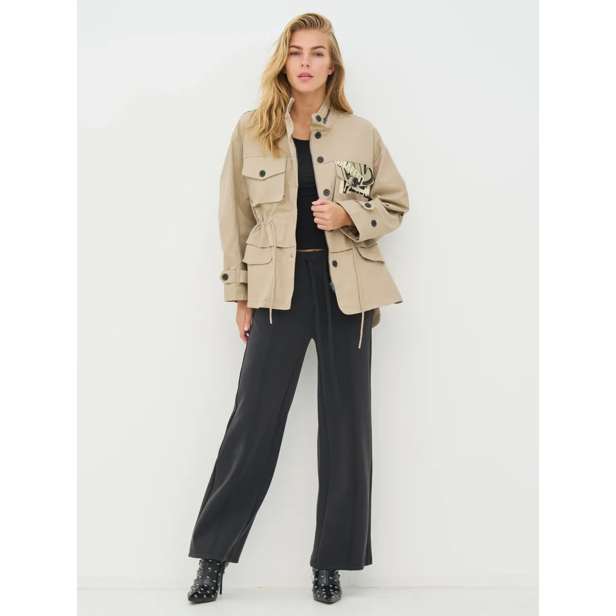 NÜ Denmark • Cherrel Relaxed Jacket • Seasand mix - Image 6