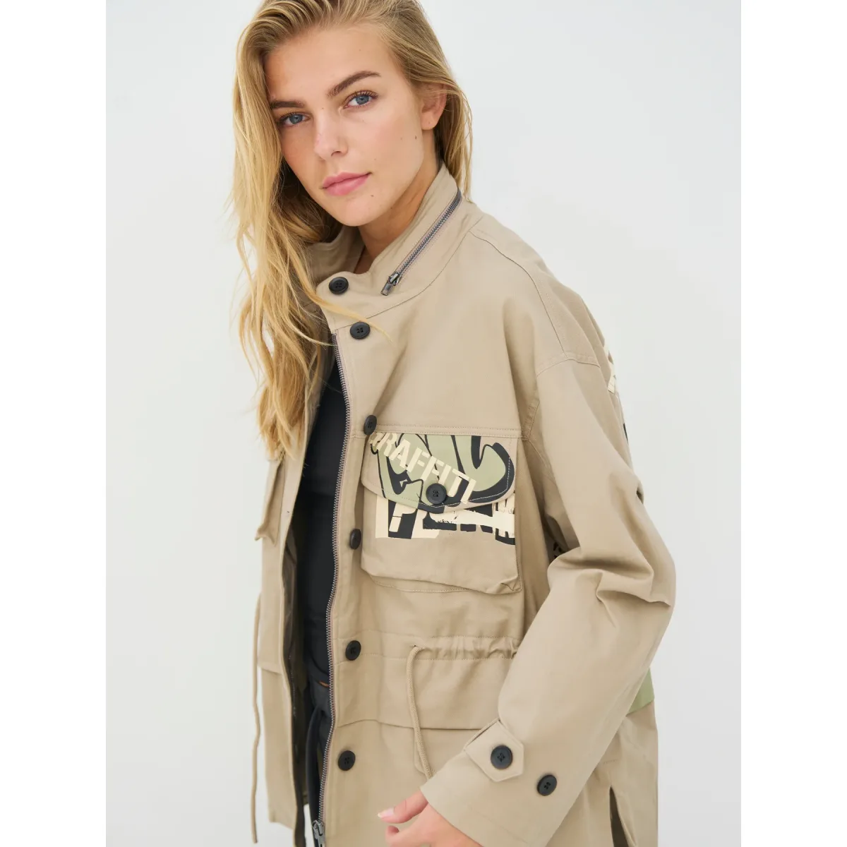 NÜ Denmark • Cherrel Relaxed Jacket • Seasand mix - Image 2