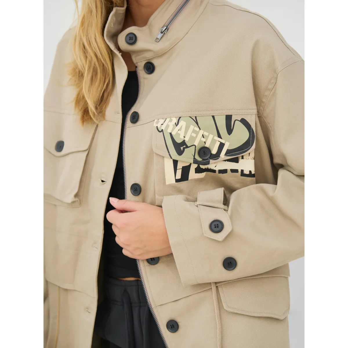 NÜ Denmark • Cherrel Relaxed Jacket • Seasand mix - Image 5