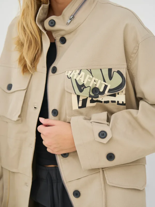 NÜ Denmark • Cherrel Relaxed Jacket • Seasand mix - Image 5