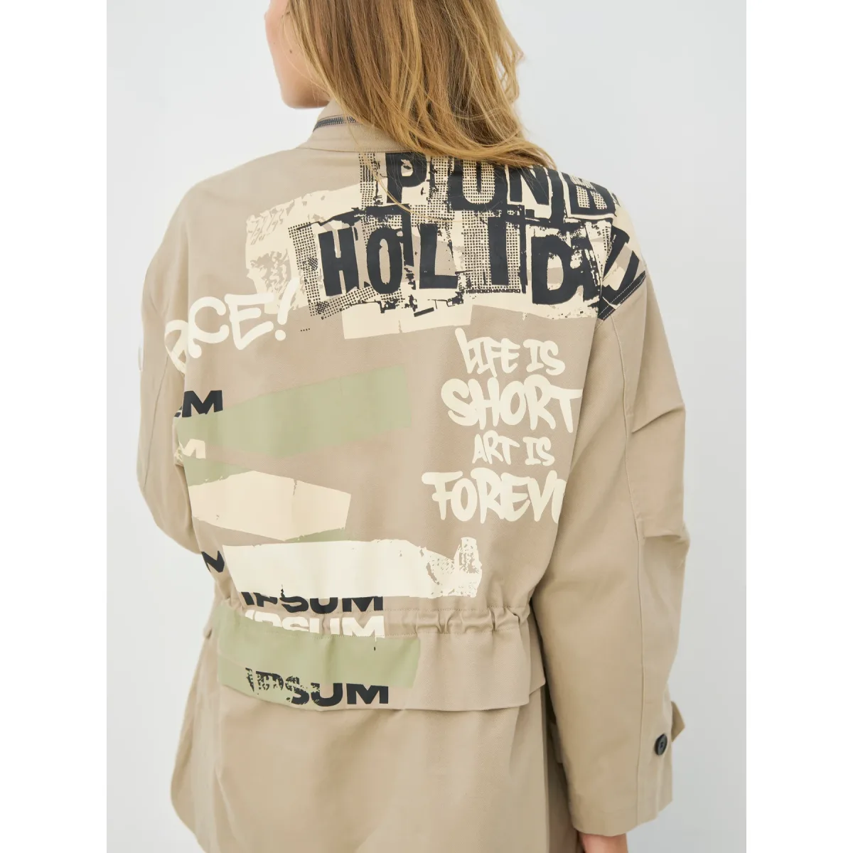 NÜ Denmark • Cherrel Relaxed Jacket • Seasand mix - Image 4