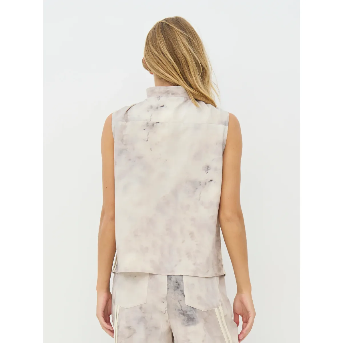 NÜ Denmark • Claire Oversized Top • Bonemix - Image 4