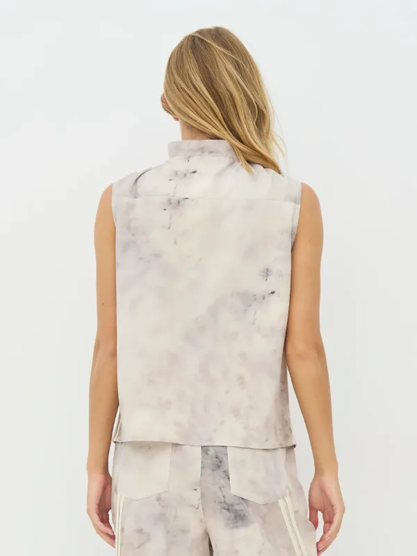 NÜ Denmark • Claire Oversized Top • Bonemix - Image 4