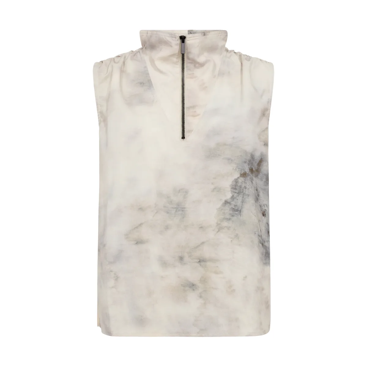 NÜ Denmark • Claire Oversized Top • Bonemix - Image 2