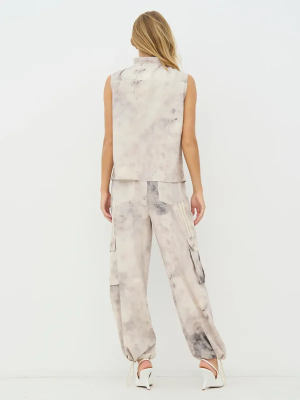 NÜ Denmark • Claire Oversized Top • Bonemix - Image 5