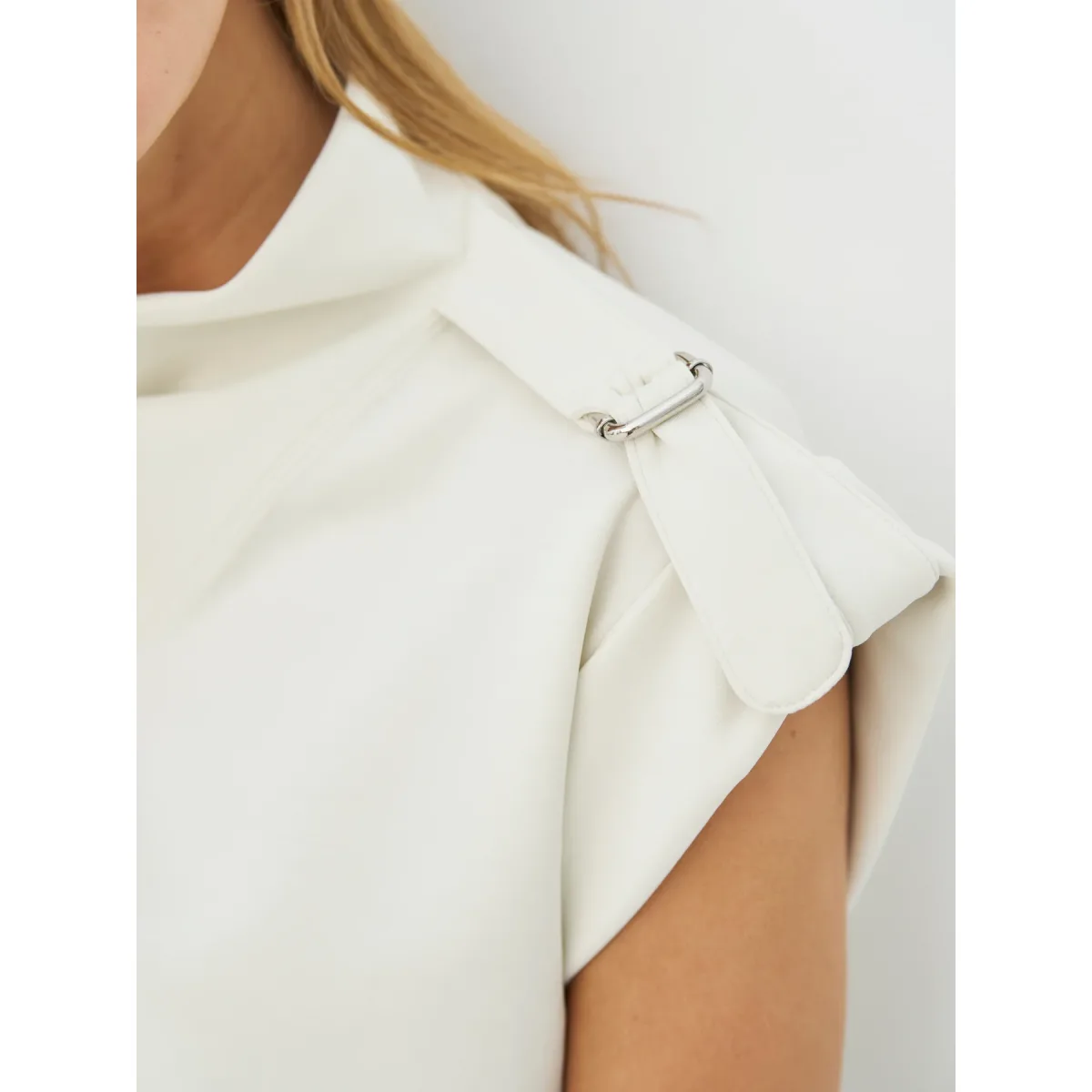 NÜ Denmark • Cora Relaxed Blouse • Bone Ivory - Image 6