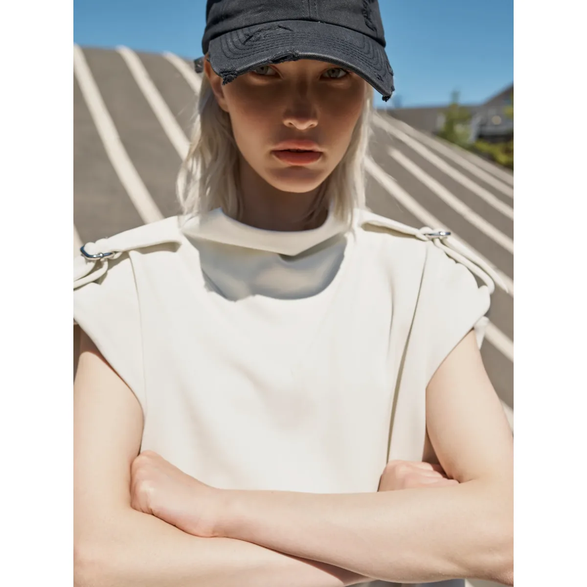 NÜ Denmark • Cora Relaxed Blouse • Bone Ivory - Image 5