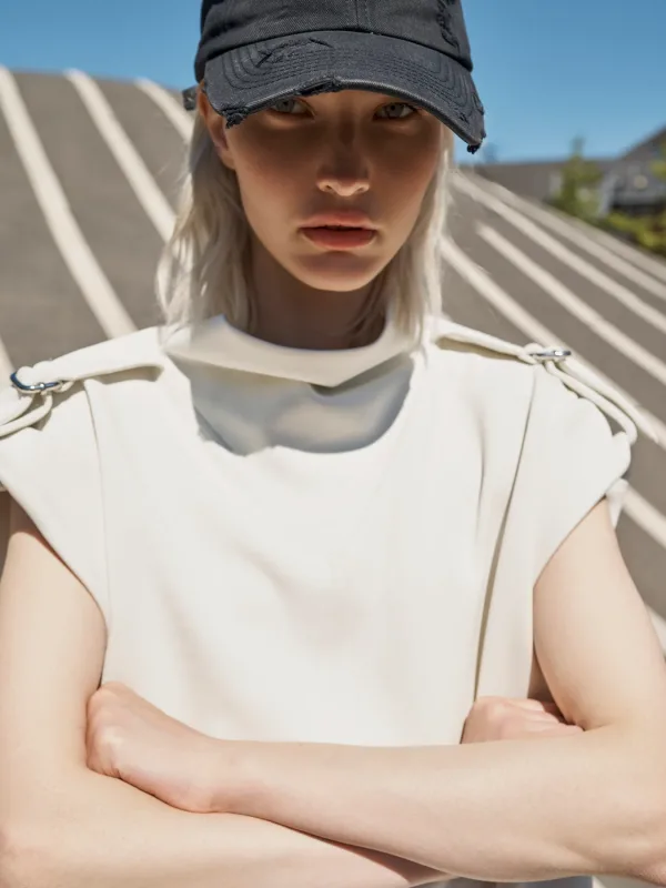 NÜ Denmark • Cora Relaxed Blouse • Bone Ivory - Image 5