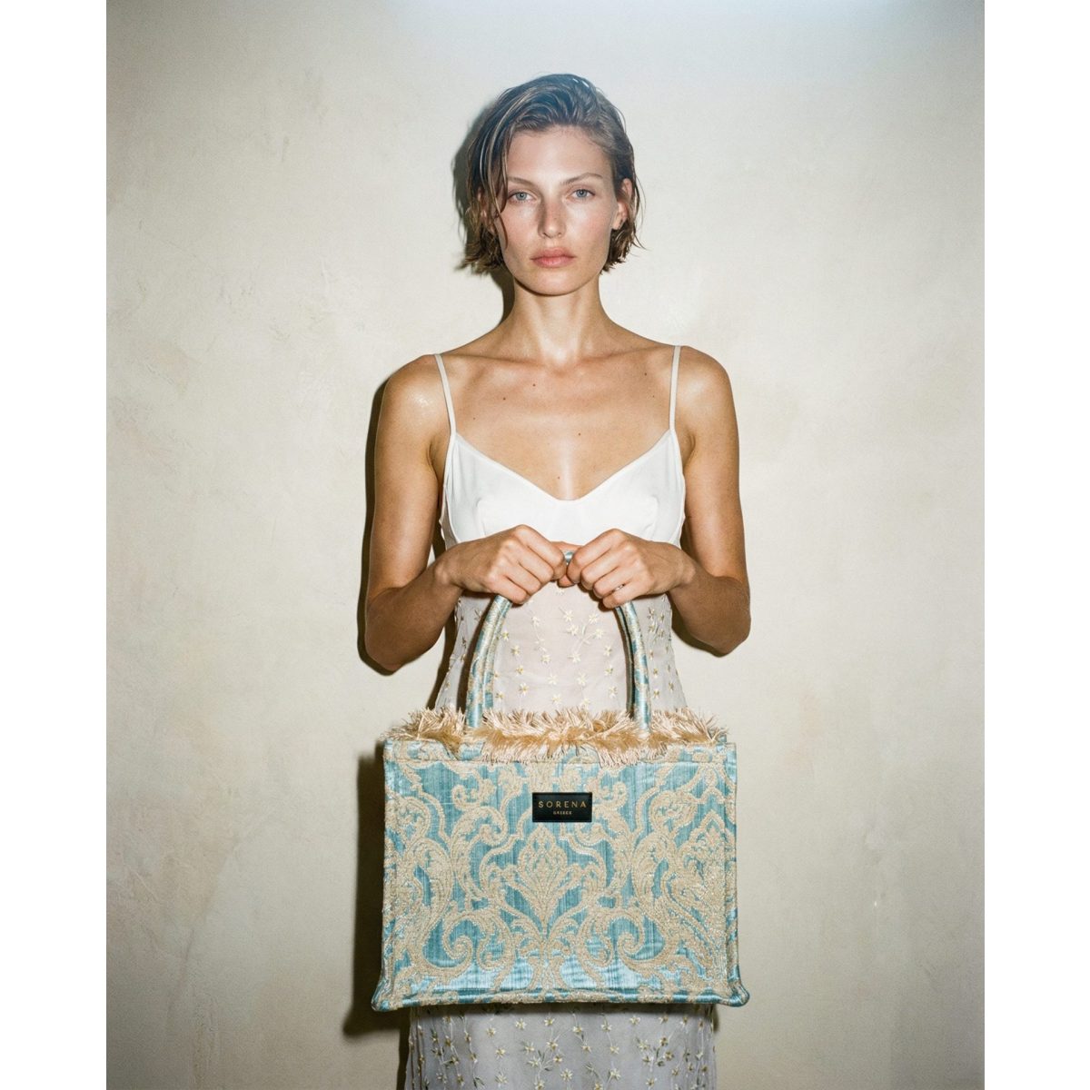 Sorena • Dioni Large Tote Bag • Baby Blue - Image 2