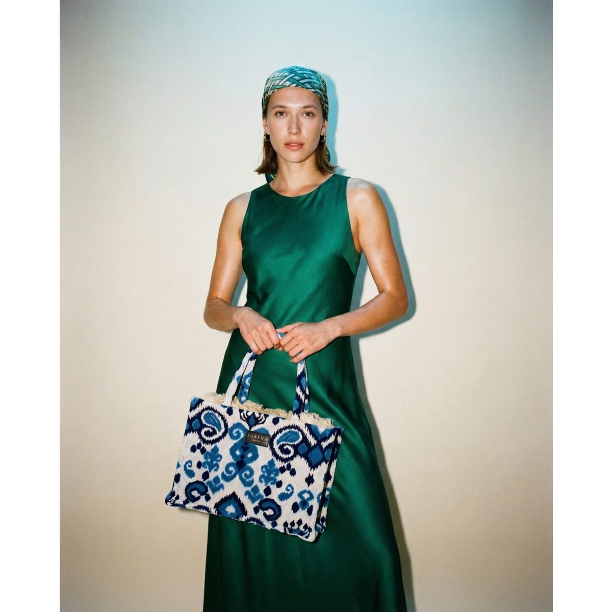 Sorena • Thalassa Medium Tote Bag • Blue White - Image 5