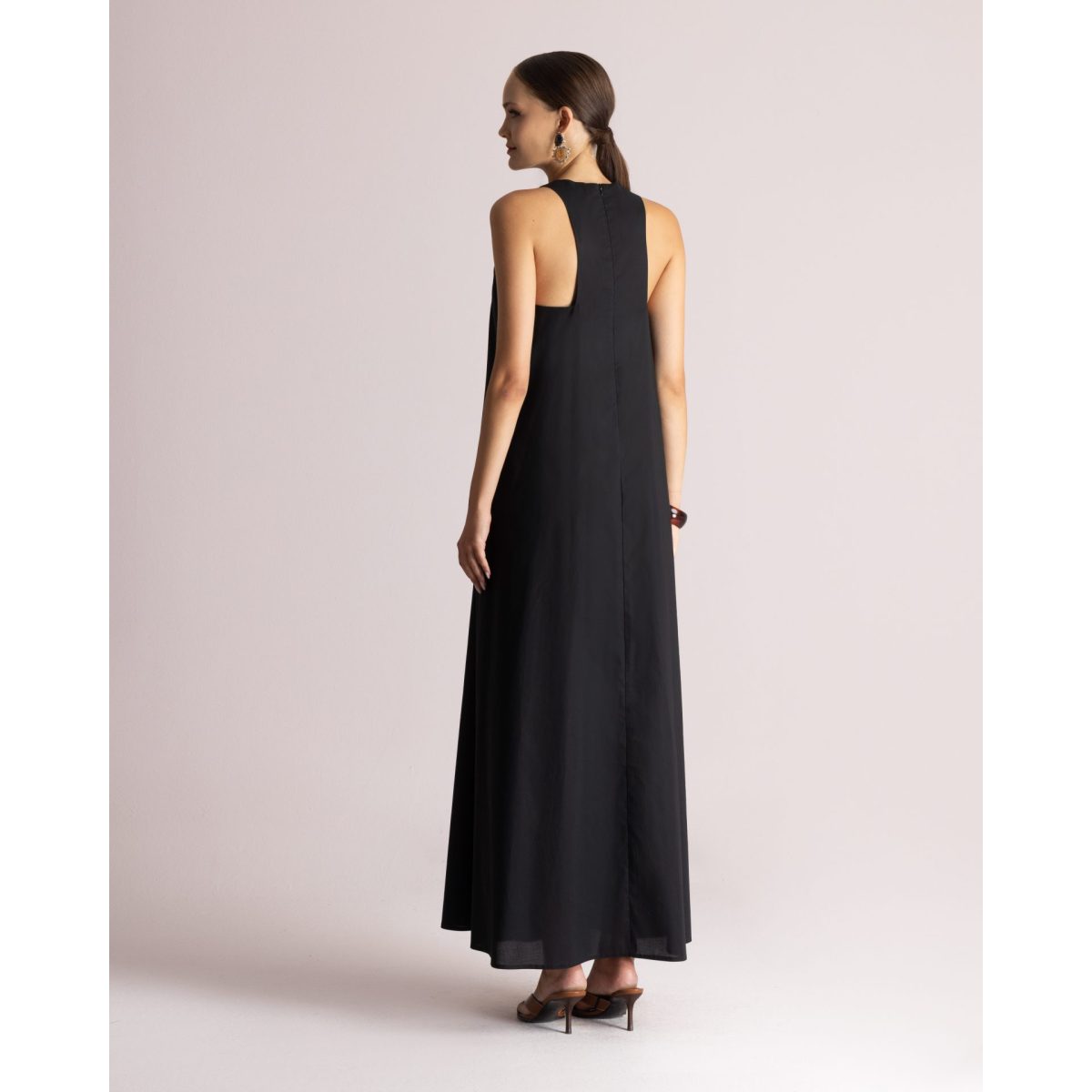 Moutaki • Poplin Maxi Dress • Black - Image 2