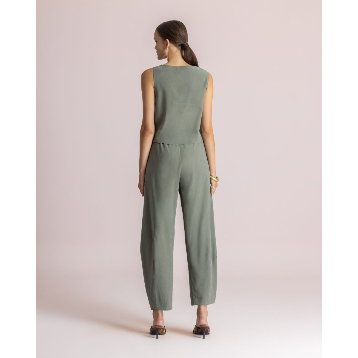 Moutaki • Cupro Top • Khaki - Image 3