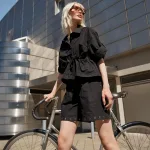 NÜ Denmark • Cassidy Relaxed Shorts • Black - Image 2