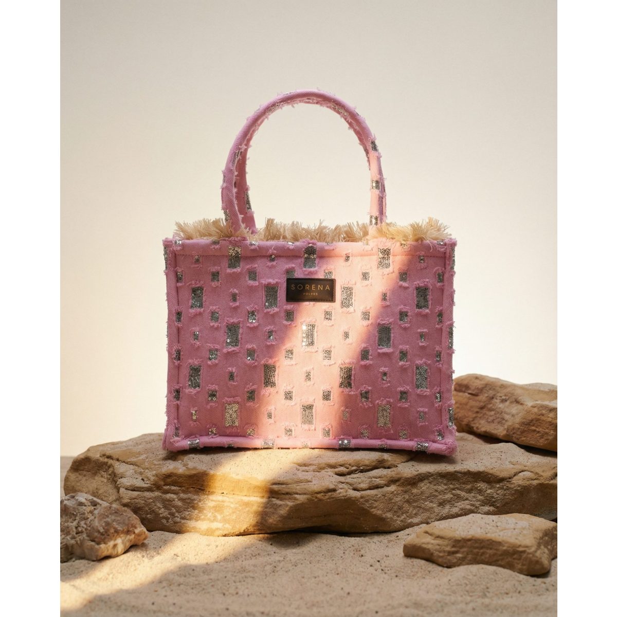 Sorena • Rozalia Medium Tote Bag • Pink - Image 2
