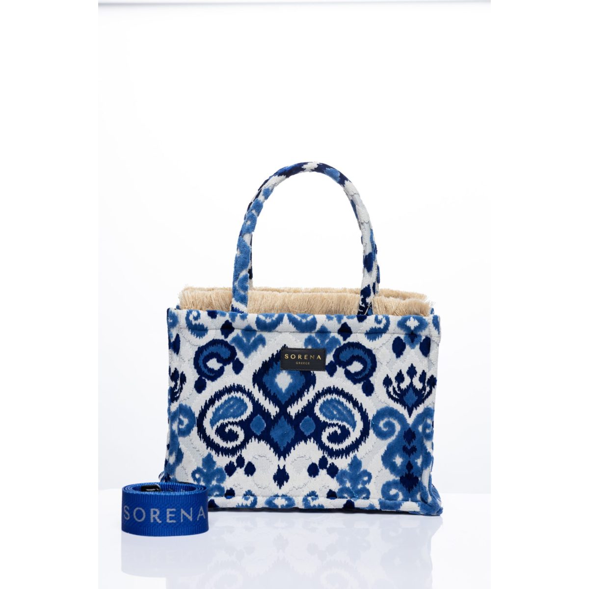 Sorena • Thalassa Medium Tote Bag • Blue White - Image 6