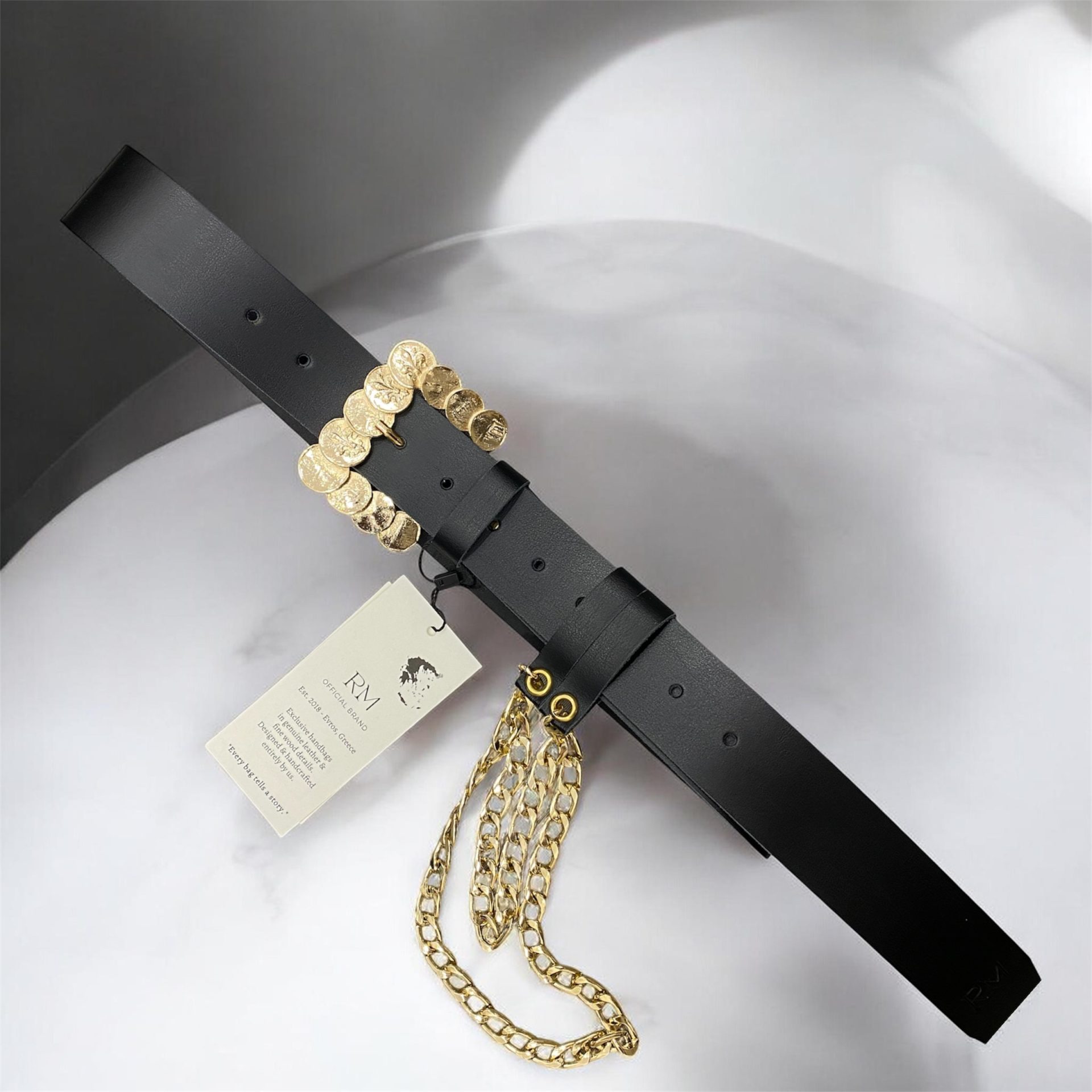 Rm Leather Belts • code 24724 • Black