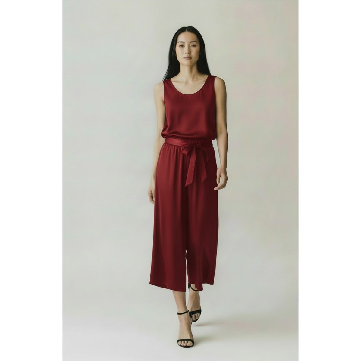 Moutaki • Relaxed Top • Chili Red & Black - Image 4