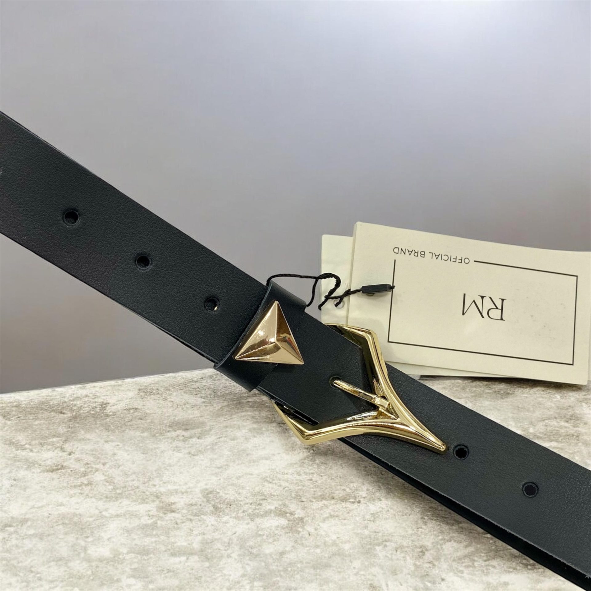 Rm Leather Belts • code 27217 • Black