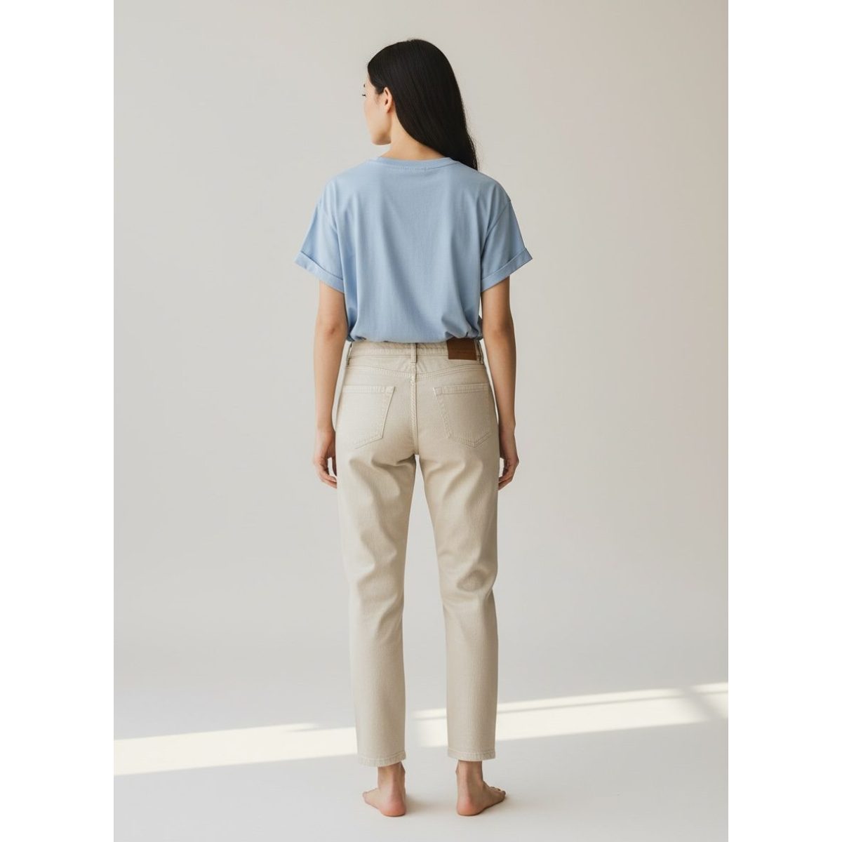 Le Streghe • Rolled-up Sleeves T-shirt • Baby blue - Image 2