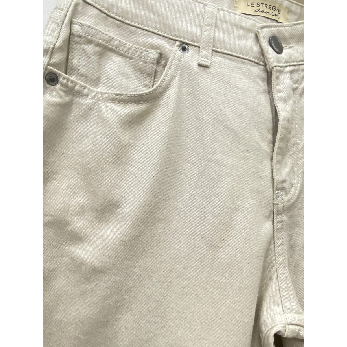 Le Streghe • Baggy Jeans • Ivory Pearlized - Image 4