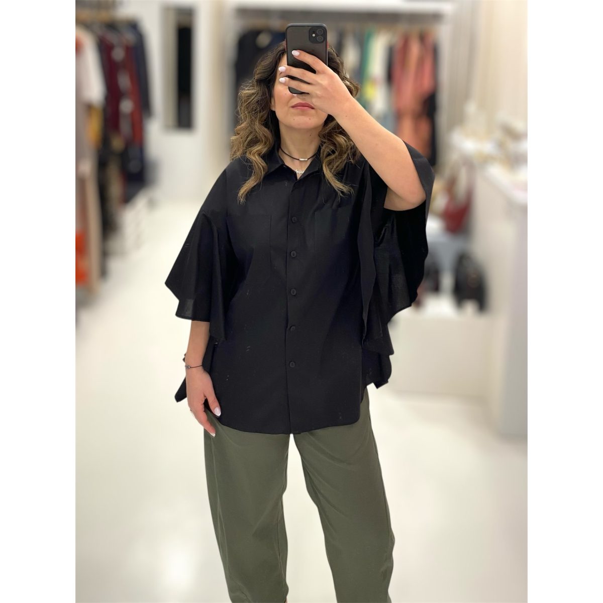 Moutaki • Butterfly Shirt • Black - Image 2