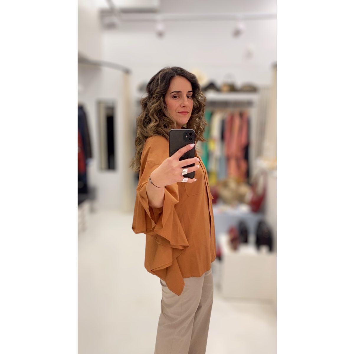 Moutaki • Butterfly Shirt • Terracotta - Image 2