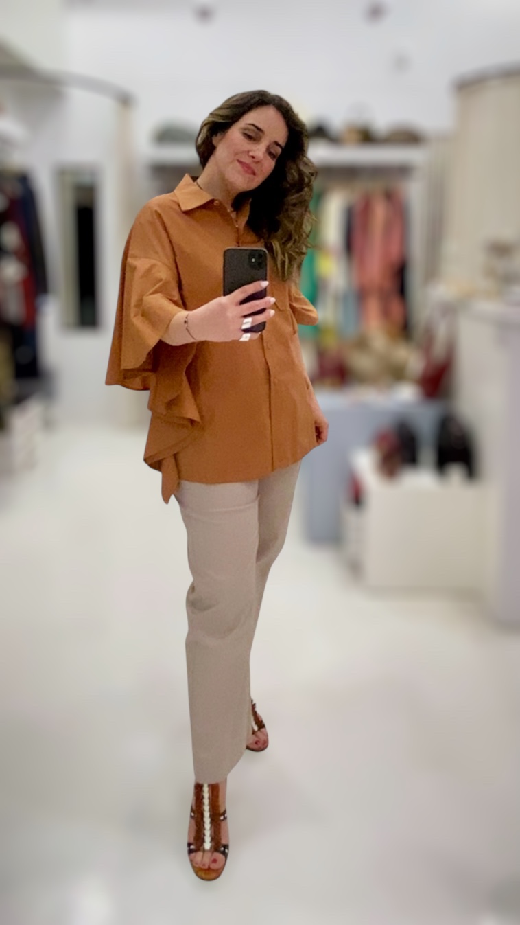 Moutaki • Butterfly Shirt • Terracotta