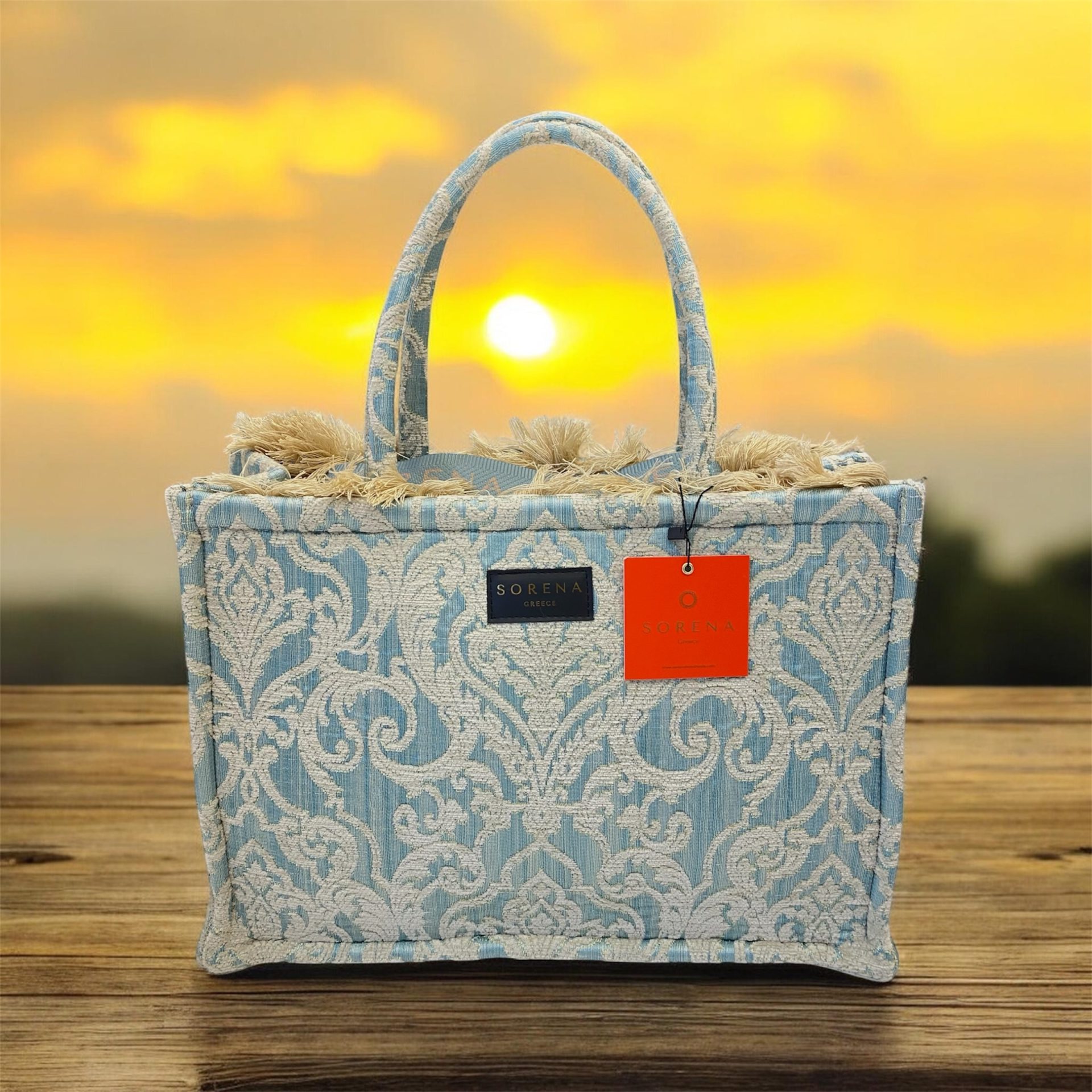 Sorena • Dioni Large Tote Bag • Baby Blue