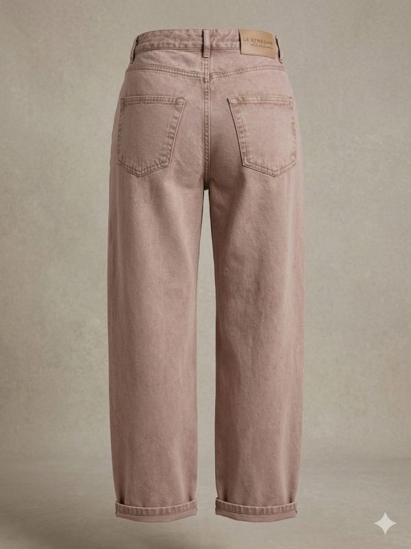 Le Streghe • Vintage Barrel Jeans • Dirty Pink - Image 3