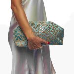 Sorena • Akrogiali Bucket Bag • Turquoise Beige