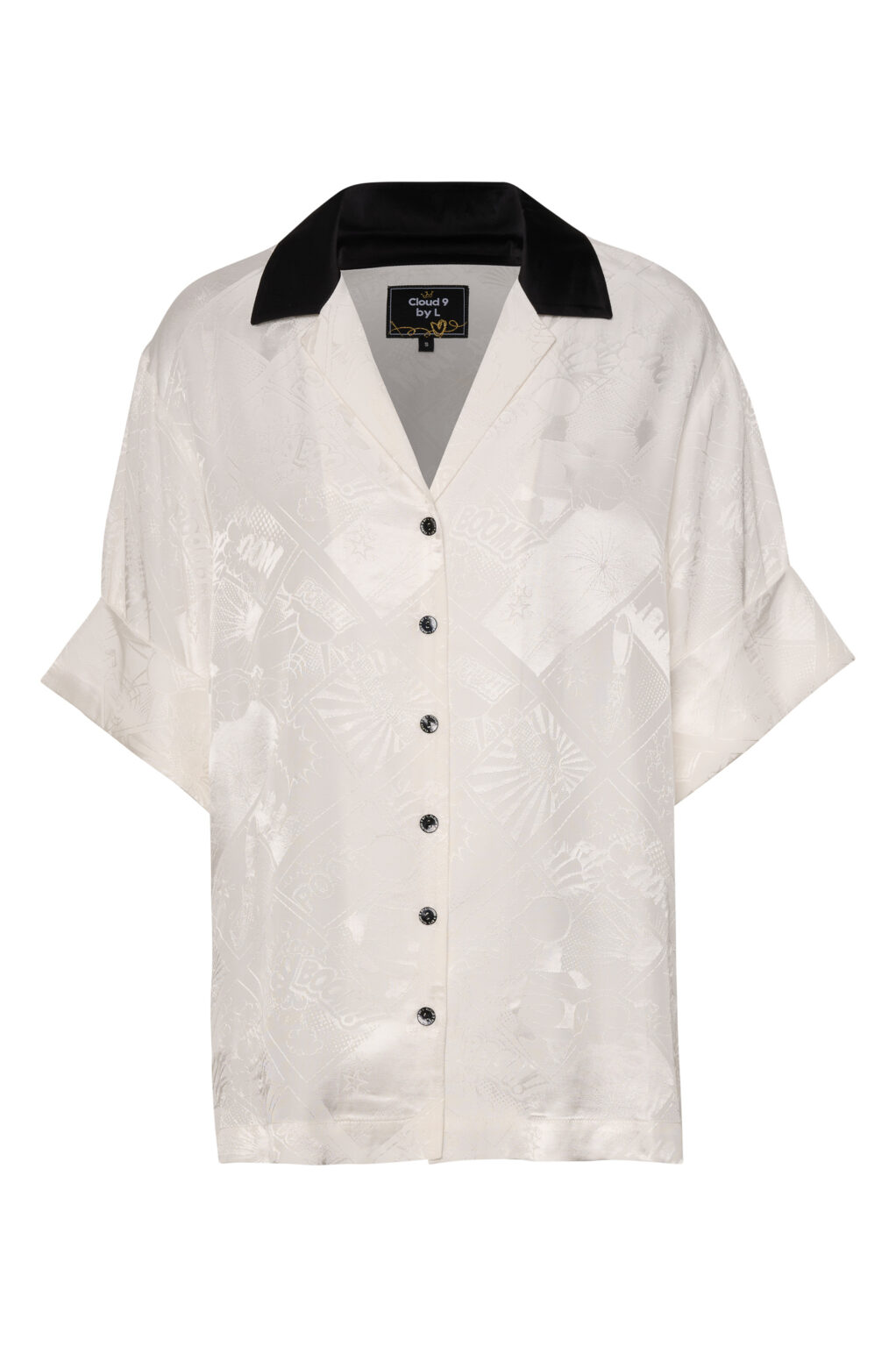 Cloud9byL • Shelter Shirt • White jacquard
