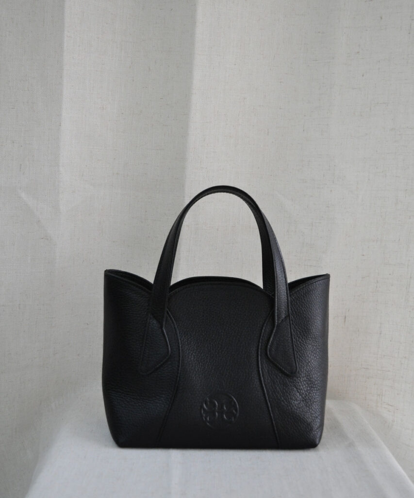 Bonendis • Tulip Mini Leather Handbag • Black
