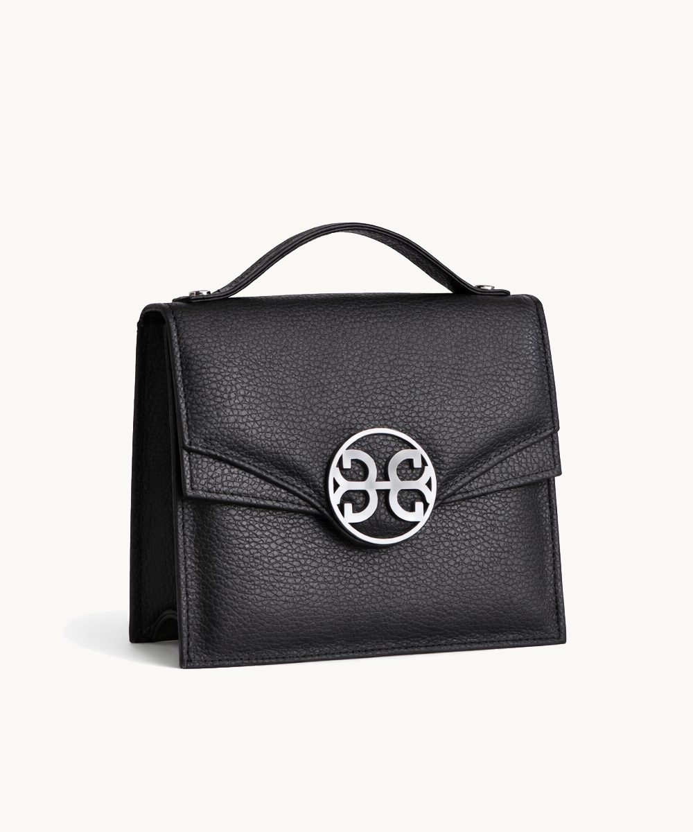 Bonendis • Dahlia Leather Crossbody bag • Black