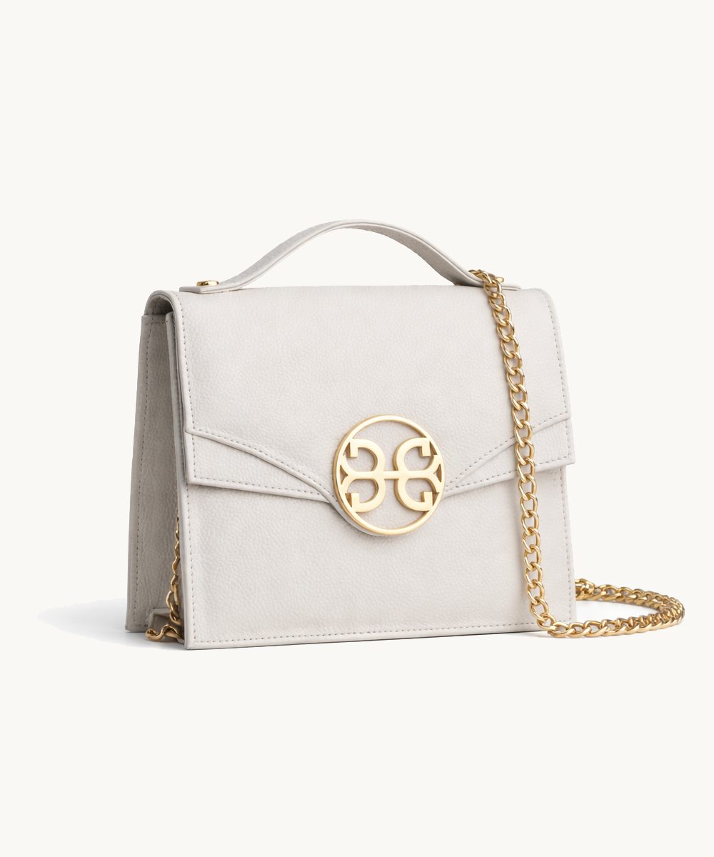 Bonendis • Dahlia Leather Crossbody bag • Cream