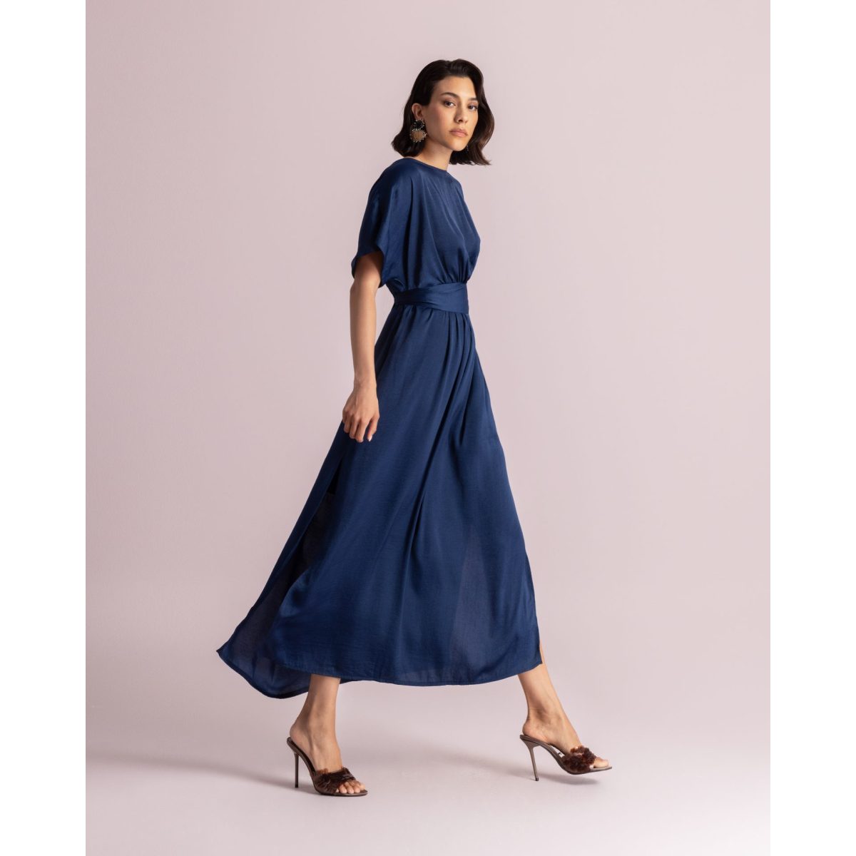 Moutaki • Relaxed Maxi Dress • Navy Blue - Image 2