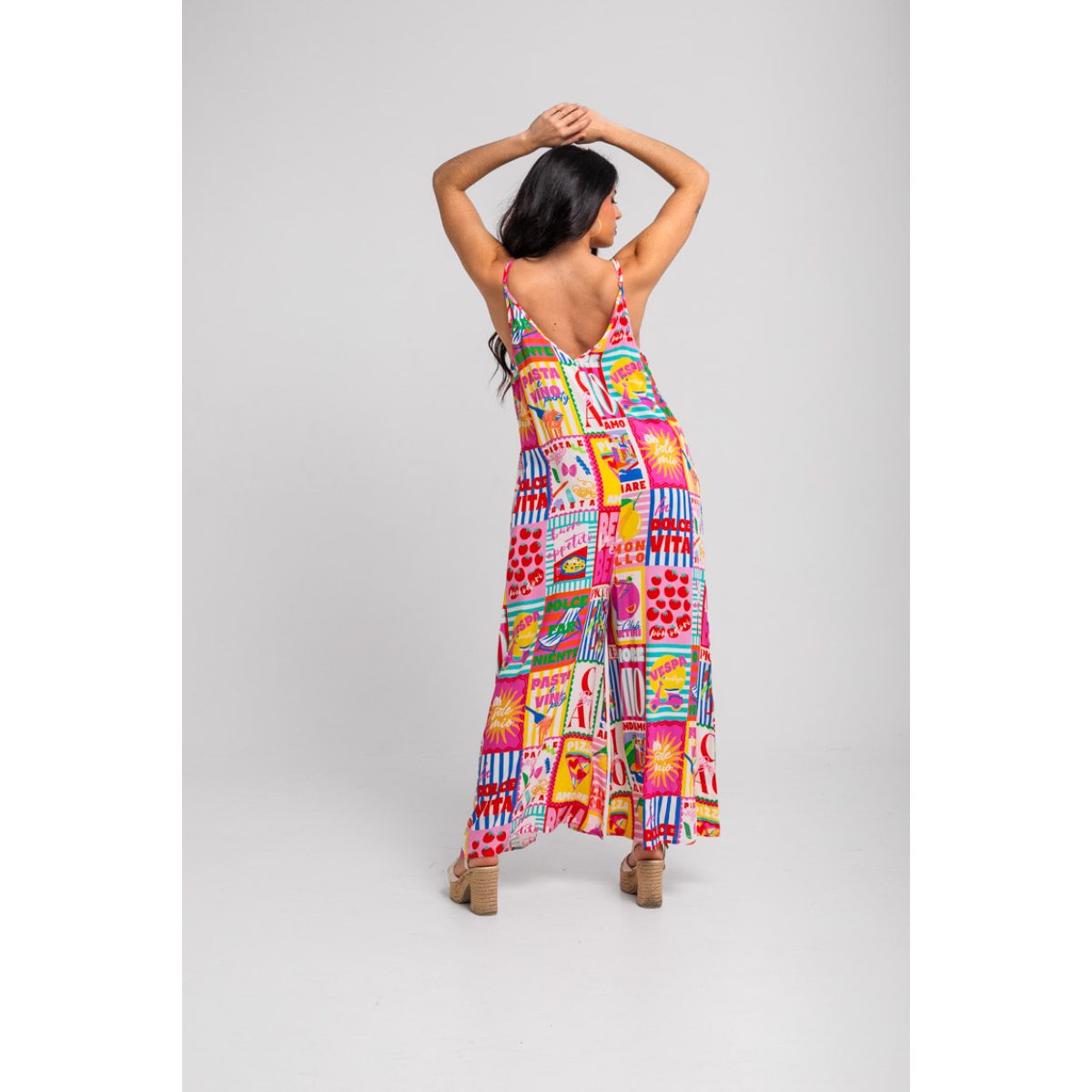 Lolina • Dolce Far Niente Jumpsuit • Italian collage print - Image 4