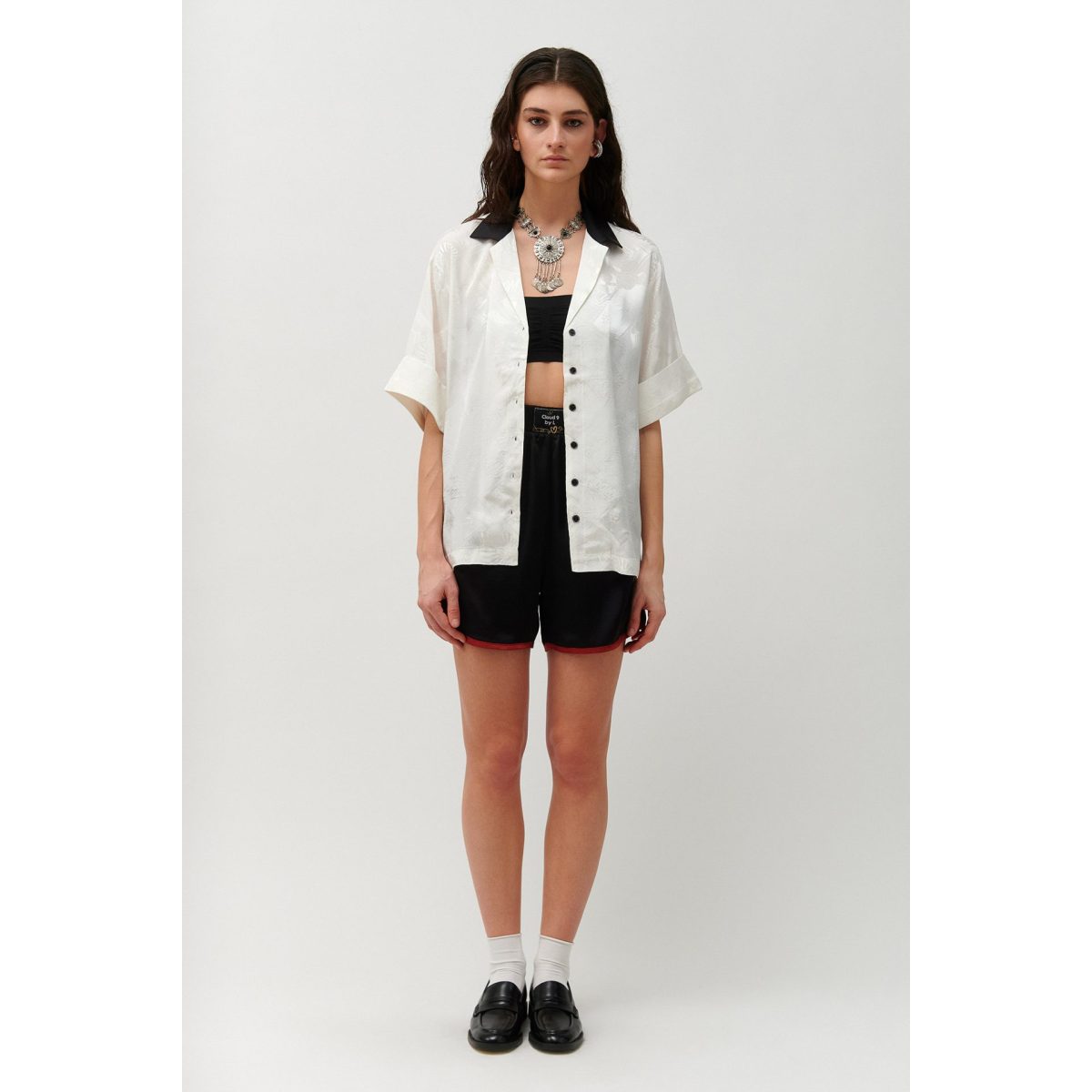 Cloud9byL • Shelter Shirt • White jacquard - Image 5