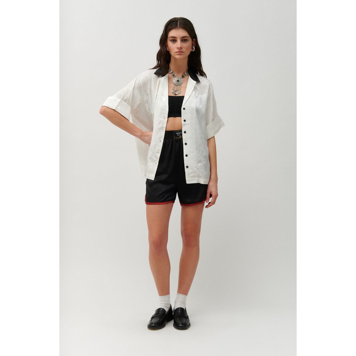 Cloud9byL • Shelter Shirt • White jacquard - Image 3
